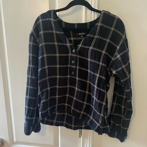 Madewell Windowpane Top